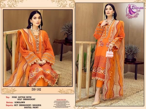 Dinsaa Adans Libas Vol 1 Summer Designer Pakistani Suit Collection